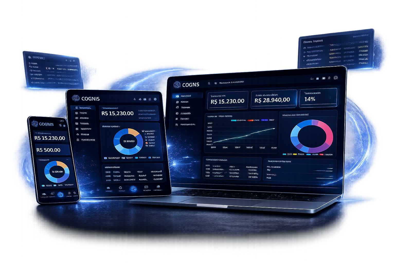 Cognis ERP - Desktop, Tablet e Mobile